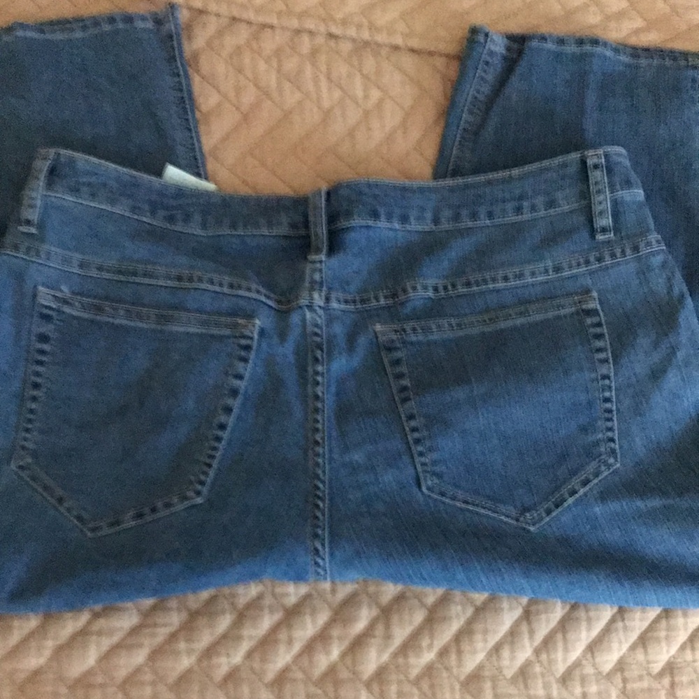 Riders by Lee Blue Capri jeans. Size 14 medium - Picture 3 of 5